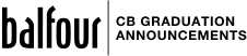 Balfour CB Graduation Announcements Logo
