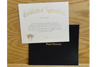 Certificate of Appreciation with Cover