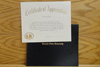 Certificate of Appreciation with Cover