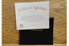 Certificate of Appreciation with Cover