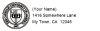50 Return Address Labels
