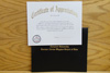 Certificate of Appreciation with Cover