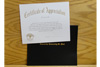 Certificate of Appreciation with Cover