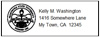 50 Return Address Labels
