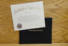 Certificate of Appreciation with Cover