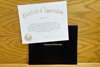 Certificate of Appreciation with Cover