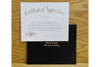 Certificate of Appreciation with Cover