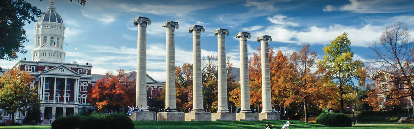 University of Missouri Campus photo.