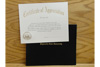 Certificate of Appreciation with Cover