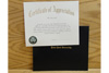 Certificate of Appreciation with Cover