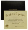 Certificate of Appreciation with Cover