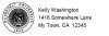 50 Return Address Labels
