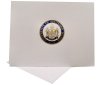 25 School Crest Note Cards