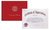 Certificate of Appreciation with Cover