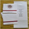 25 Personalized Announcements (Tri-Fold)