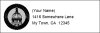 50 Return Address Labels