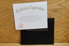 Certificate of Appreciation with Cover