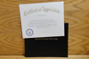 Certificate of Appreciation with Cover