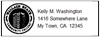 50 Return Address Labels